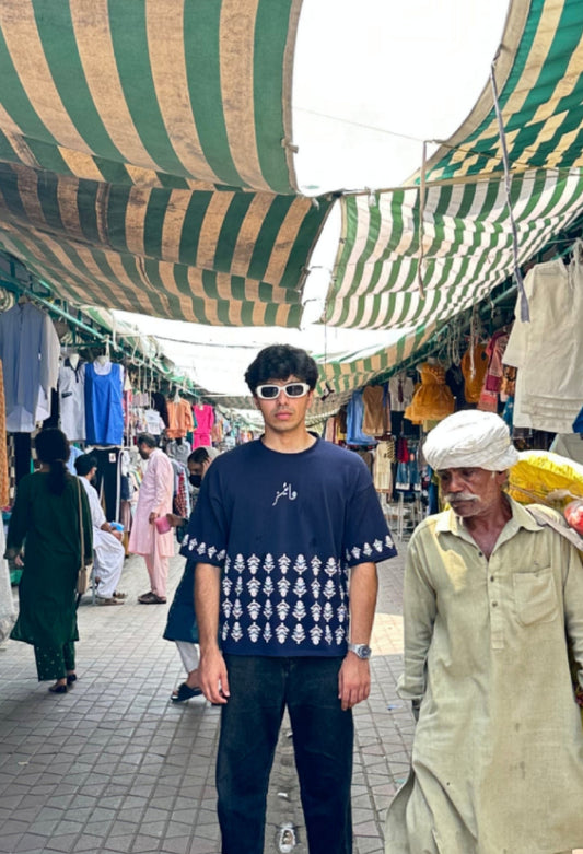 Ajrak Tee | Boxy Fit | Drop Shoulder