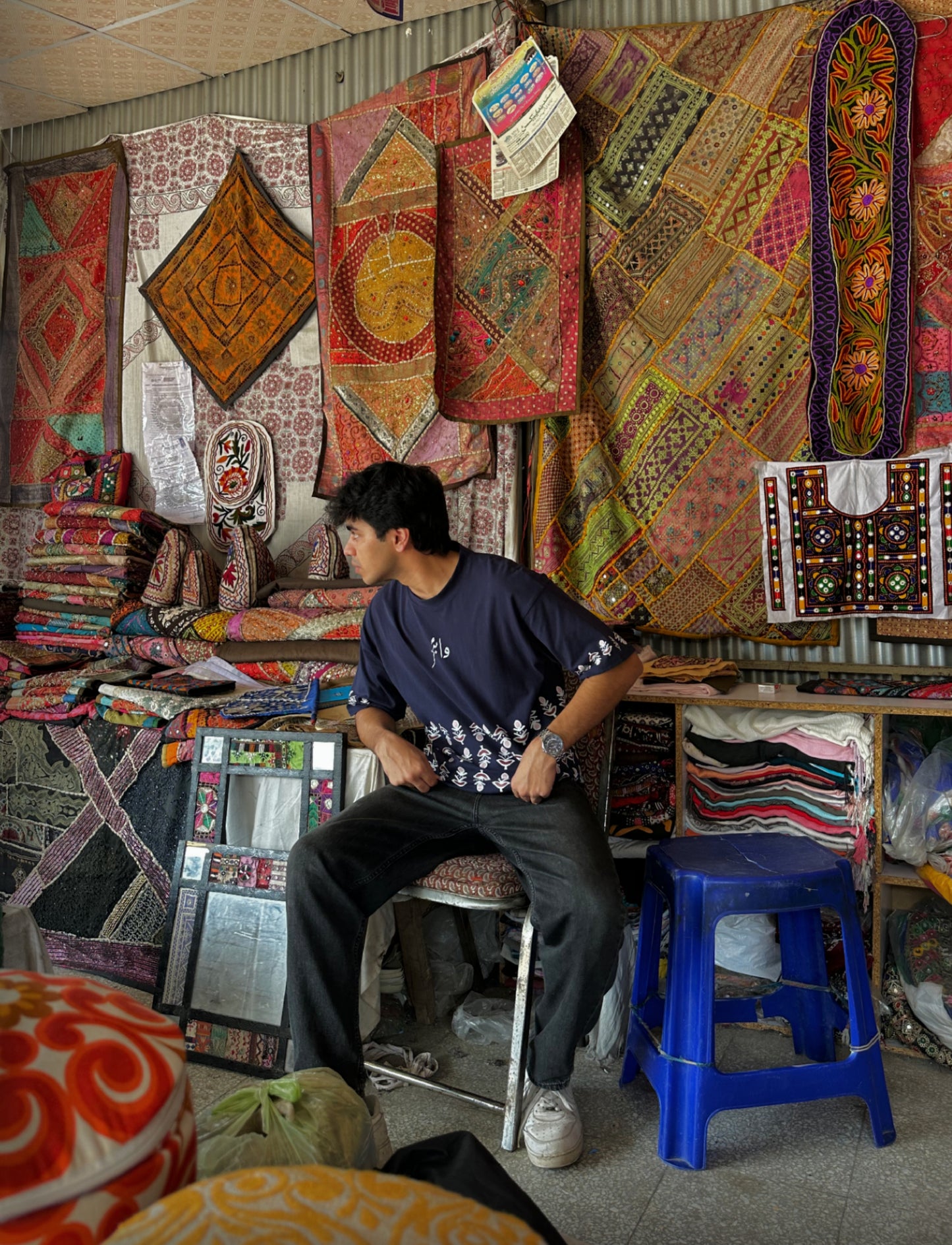 Ajrak Tee | Boxy Fit | Drop Shoulder